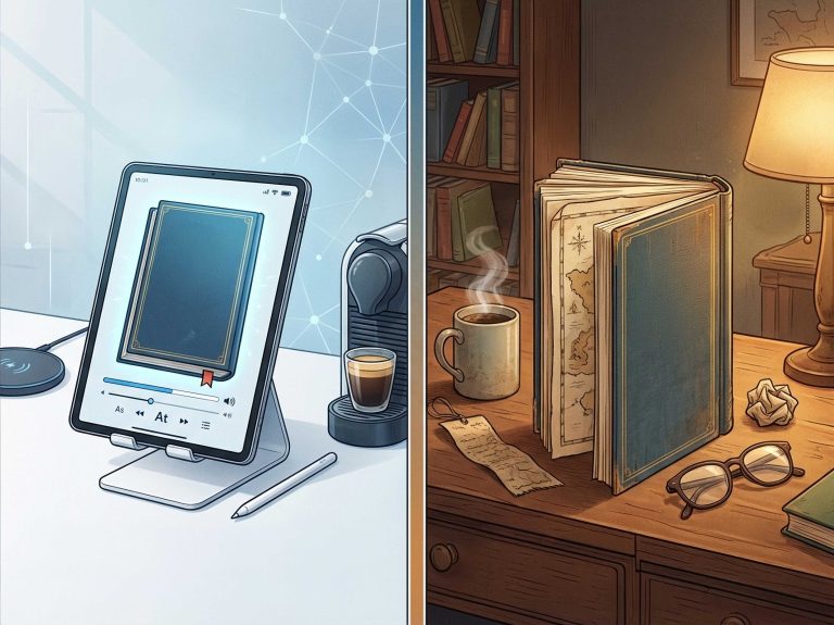 ספר מודפס מול ספר דיגיטלי – מה מתאים לכם?